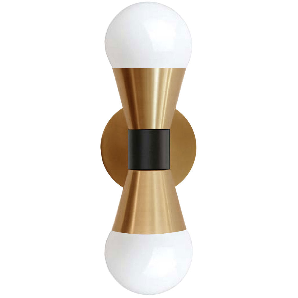 Dainolite FORTUNA FOR-72W-AGB-MB Sconce Modern - Aged Brass