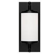 Crystorama Foster FOS-A8050-MK – 5 Inch – 1 Light – Sconce – Matte Black – Damp Rated