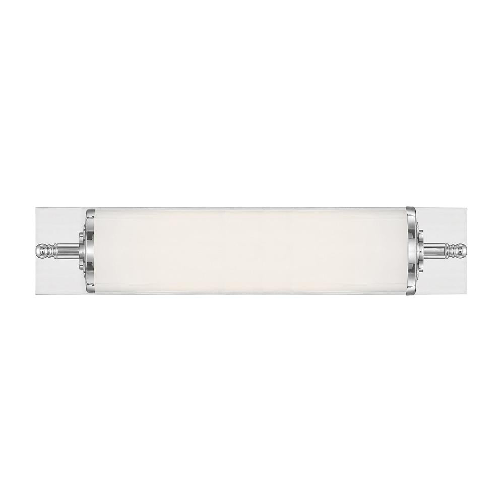 Foster 1 Light LED Polished Chrome Bathroom Vanity