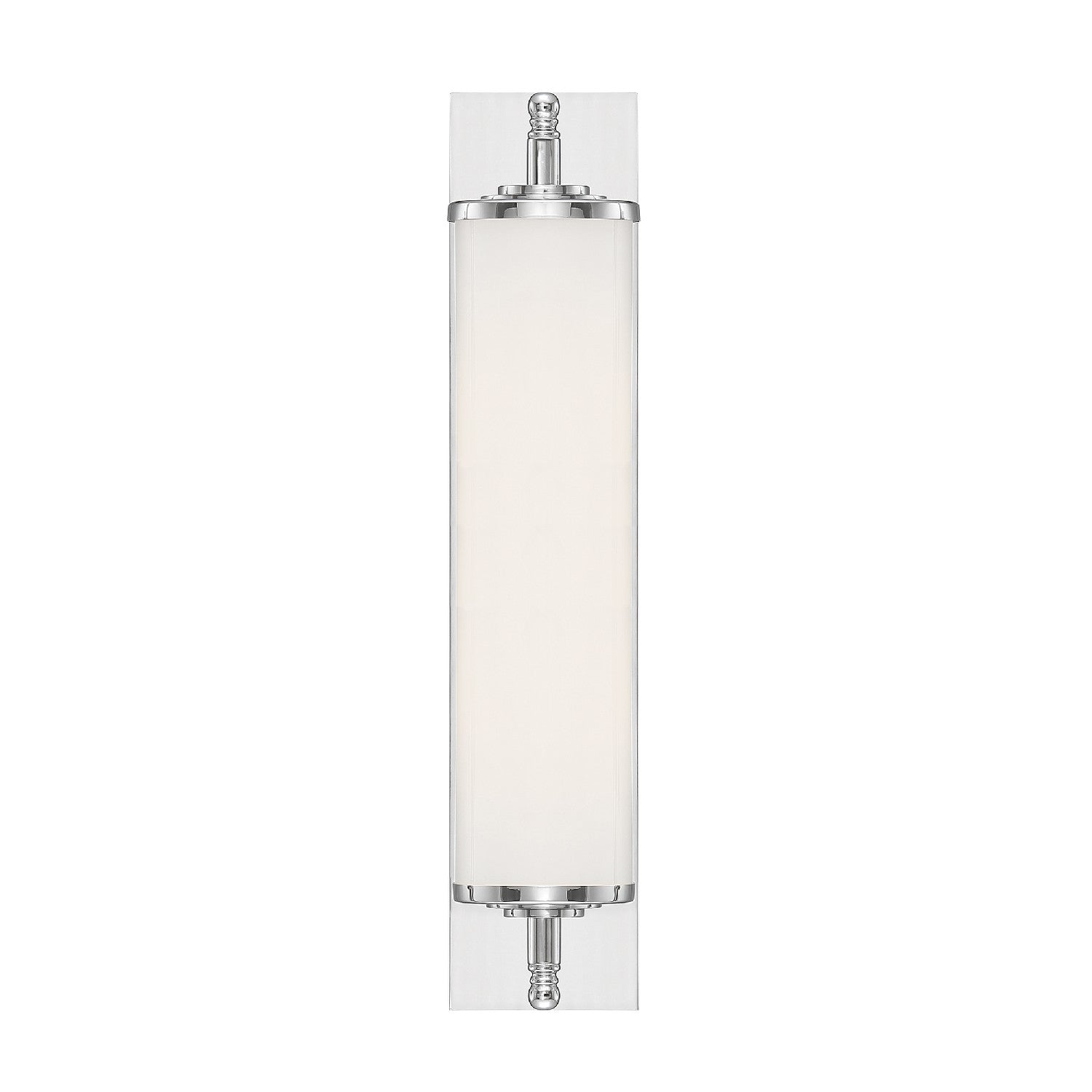 Crystorama Foster FOS-A8051-CH – 5 Inch – 1 Light – Bath Vanity Light – Polished Chrome – Damp Rated