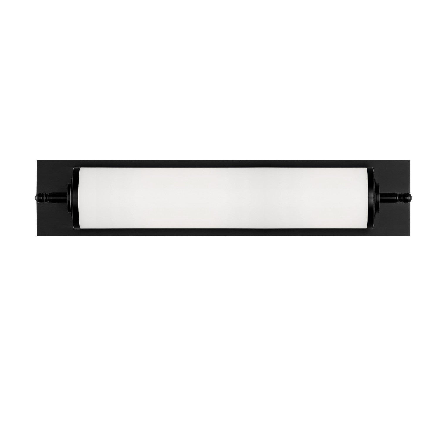 Crystorama Foster FOS-A8051-MK – 5 Inch – 1 Light – Bath Vanity Light – Matte Black – Damp Rated