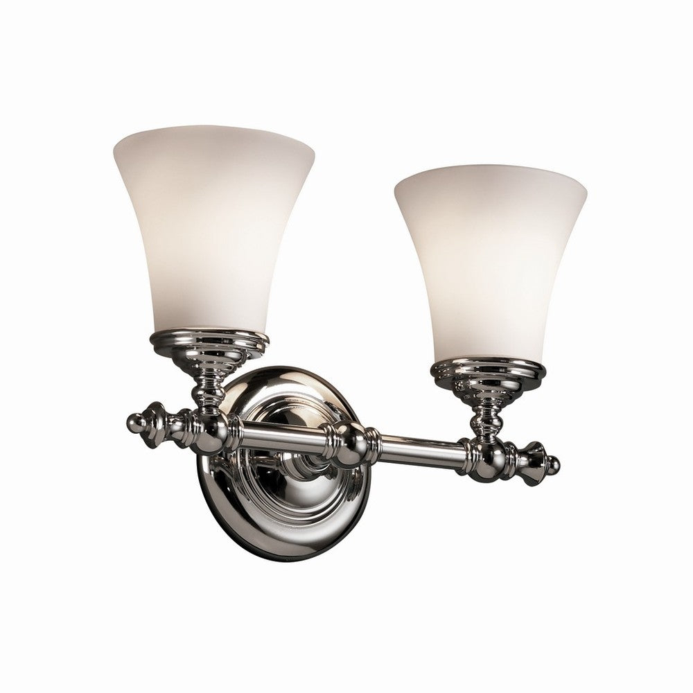 Justice Design Group TRADITION FAMILY FSN-8522-20-OPAL-CROM Bathroom Fixture Transitional - Chrome