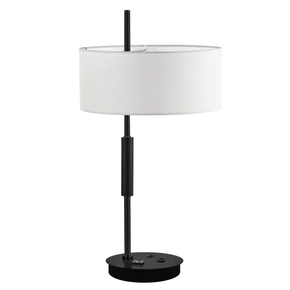 Dainolite FTG-261T-MB-WH Lamp Modern - Matte Black