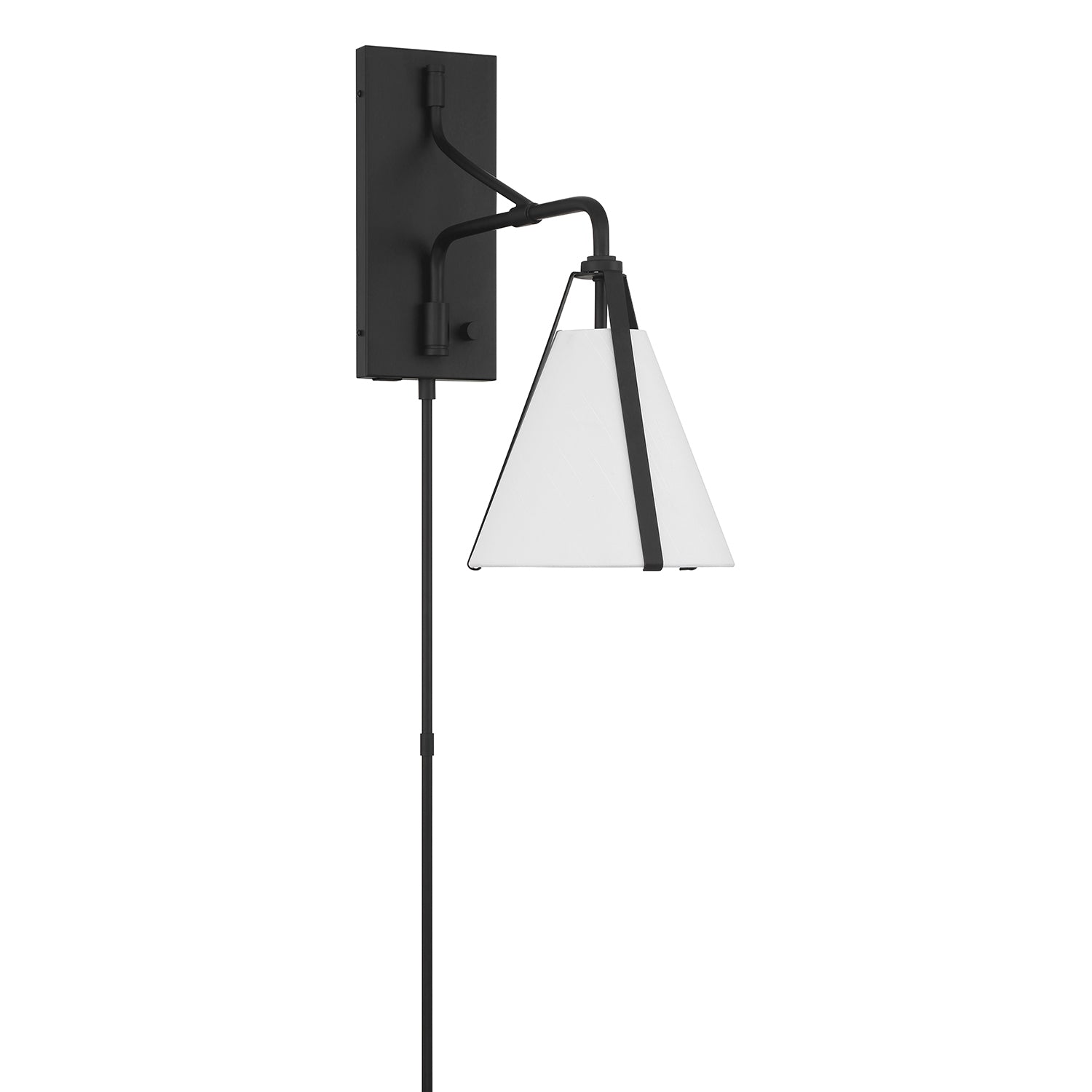 Crystorama Fulton FUL-901-BK – 8 Inch – 1 Light – Sconce – Black – Dry Rated