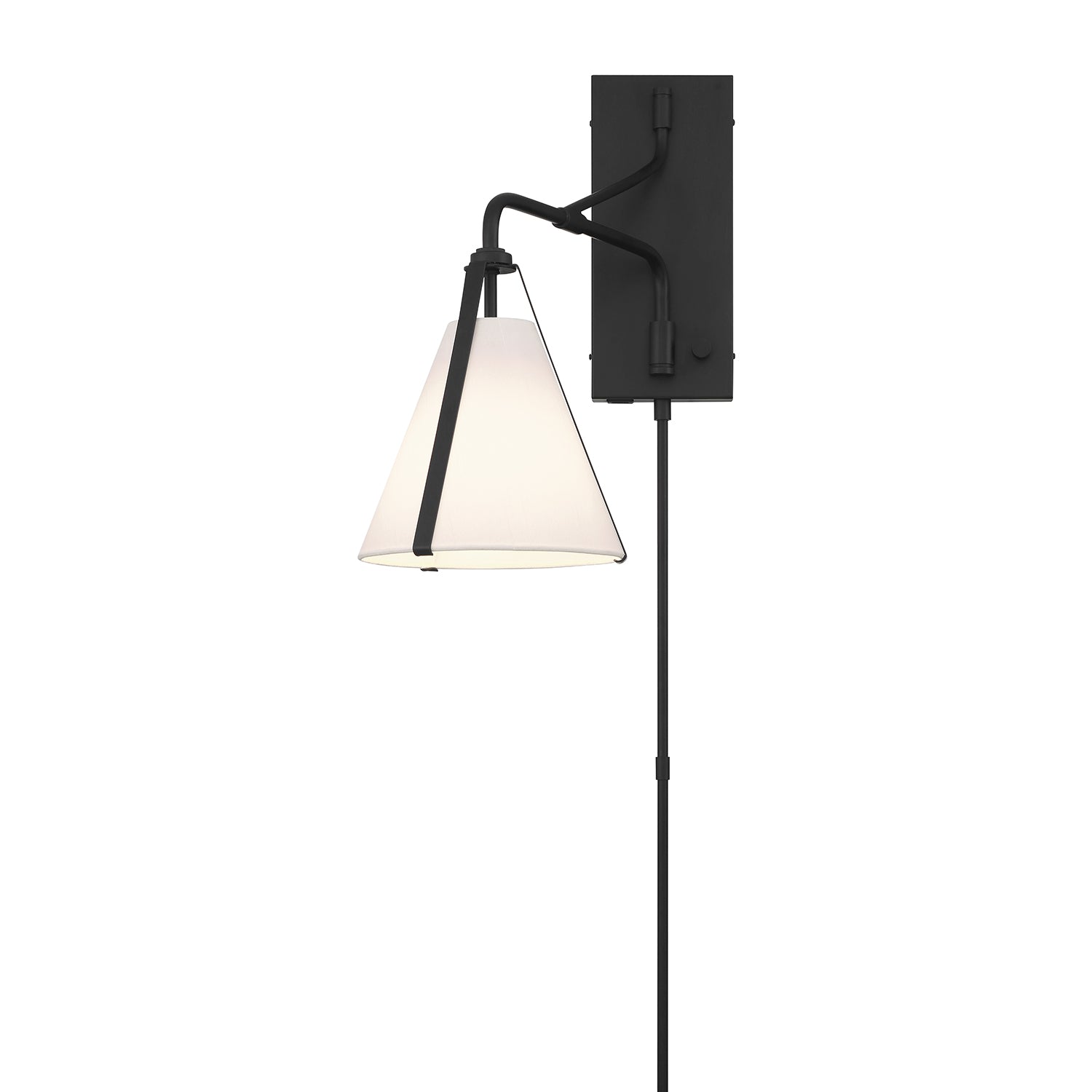 Crystorama Fulton FUL-901-BK – 8 Inch – 1 Light – Sconce – Black – Dry Rated