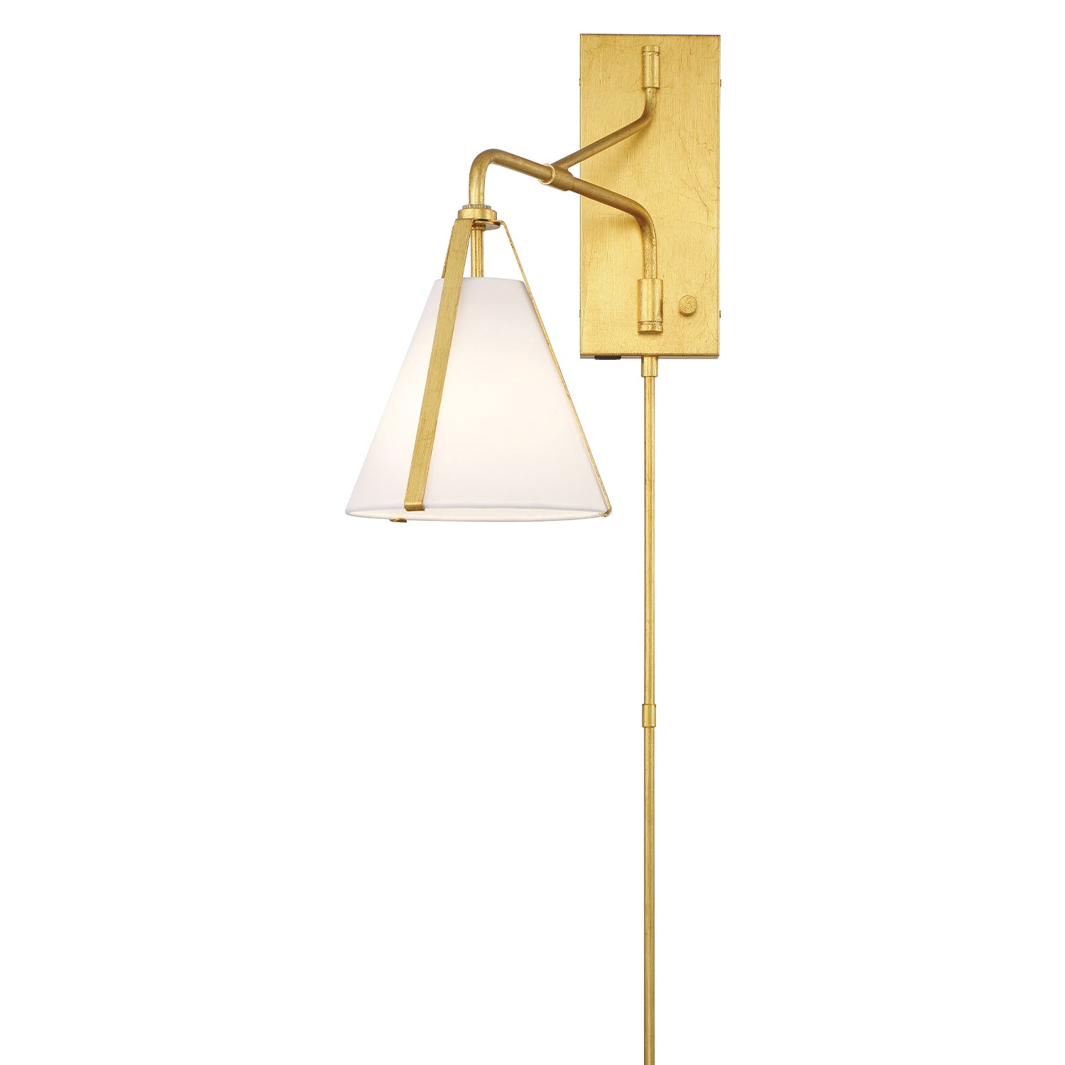 Crystorama Fulton FUL-901-GA – 8 Inch – 1 Light – Sconce – Antique Gold – Dry Rated
