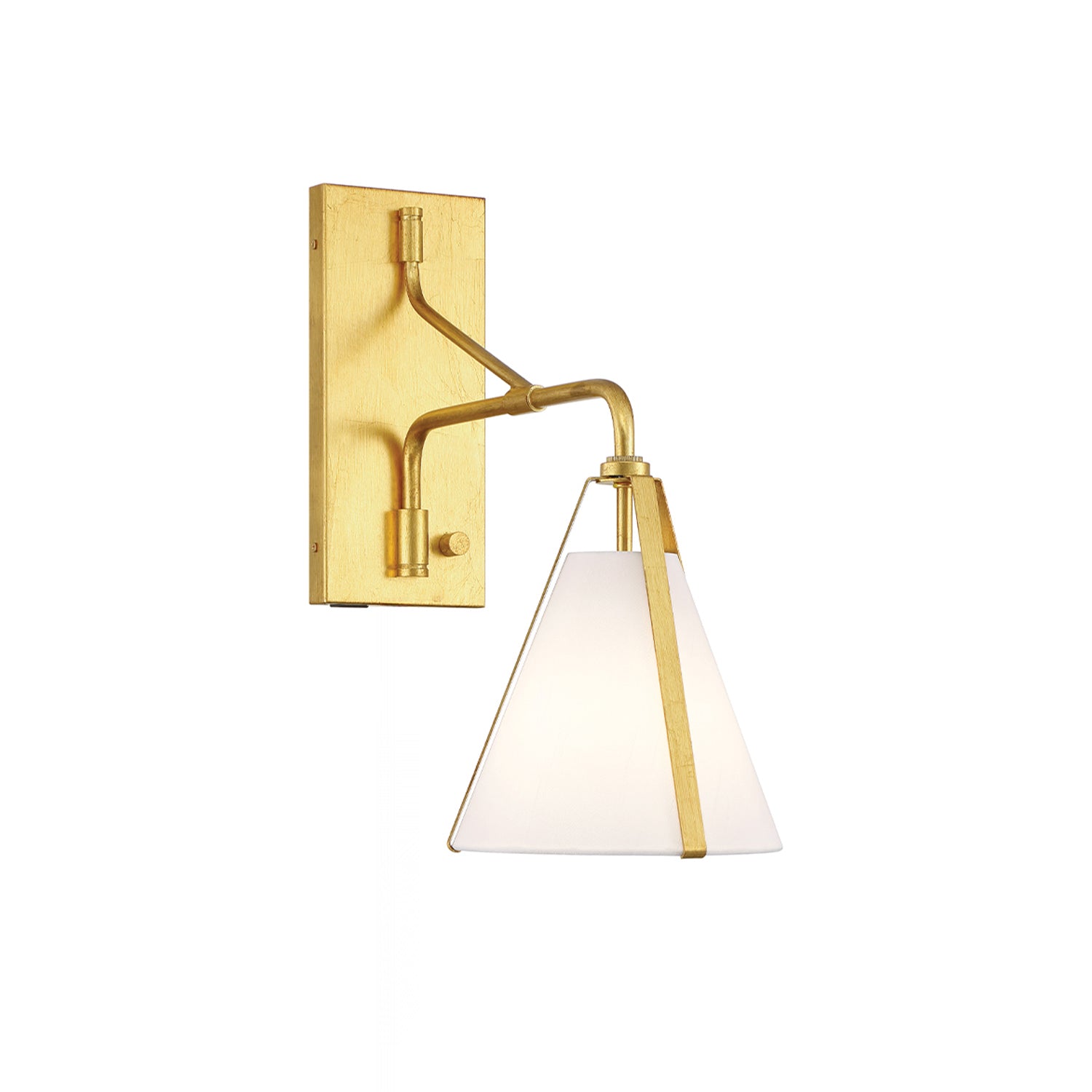Crystorama Fulton FUL-901-GA – 8 Inch – 1 Light – Sconce – Antique Gold – Dry Rated
