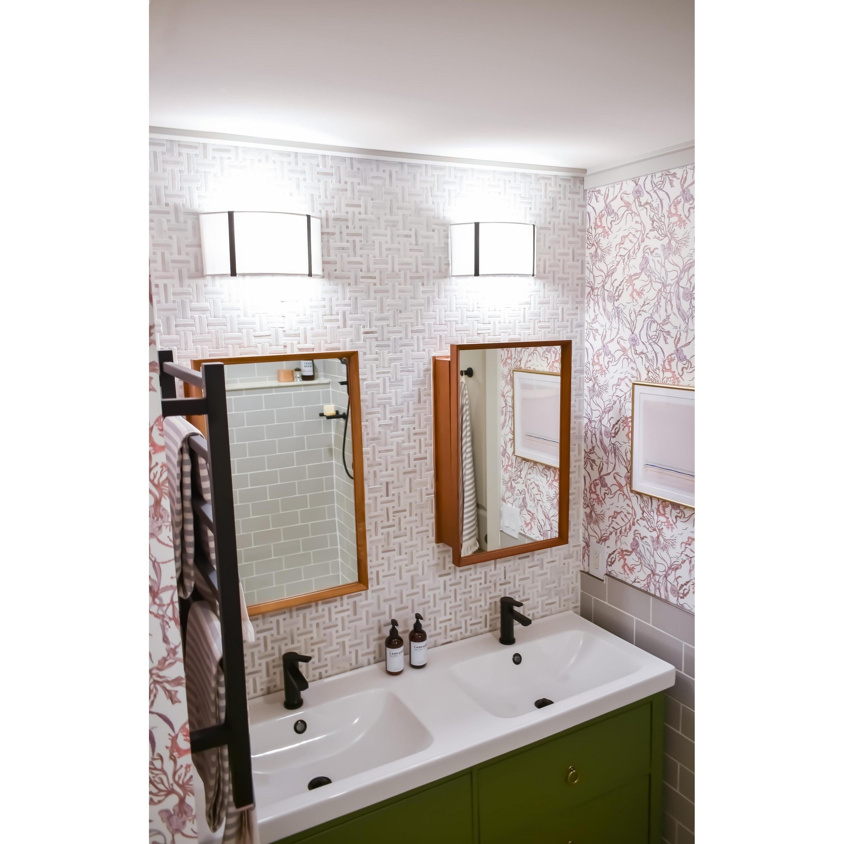 Crystorama Fulton FUL-902-BK – 13 Inch – 2 Light – Sconce – Black – Dry Rated