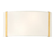 Crystorama Fulton FUL-902-GA – 13 Inch – 2 Light – Sconce – Antique Gold – Dry Rated
