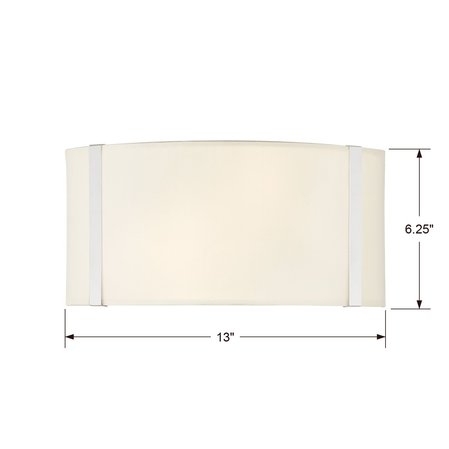 Crystorama Fulton FUL-902-PN – 13 Inch – 2 Light – Sconce – Polished Nickel – Dry Rated