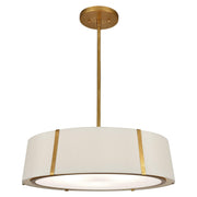 Crystorama Fulton FUL-907-GA – 24 Inch – 6 Light – Chandelier – Antique Gold – Dry Rated