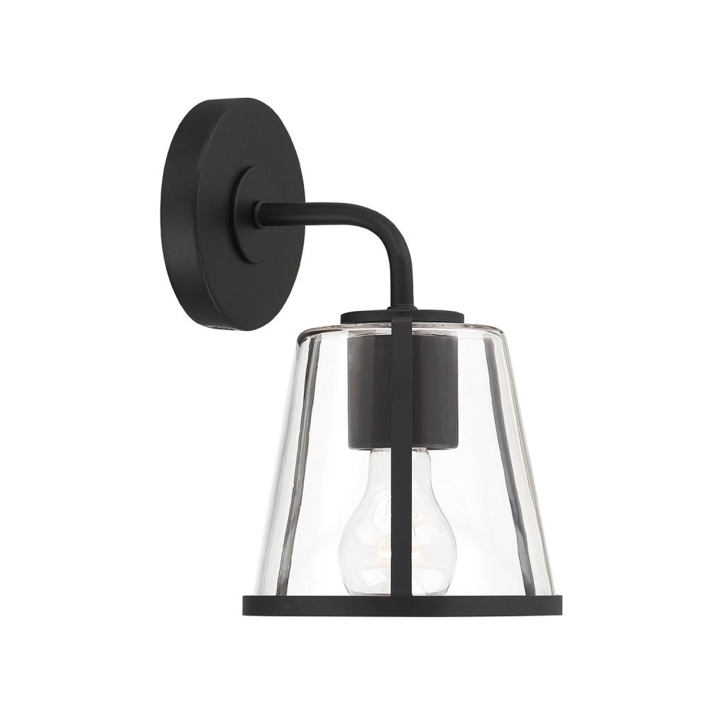 Crystorama FULTON FUL-911-BK-CL Bathroom Fixture Modern - Black