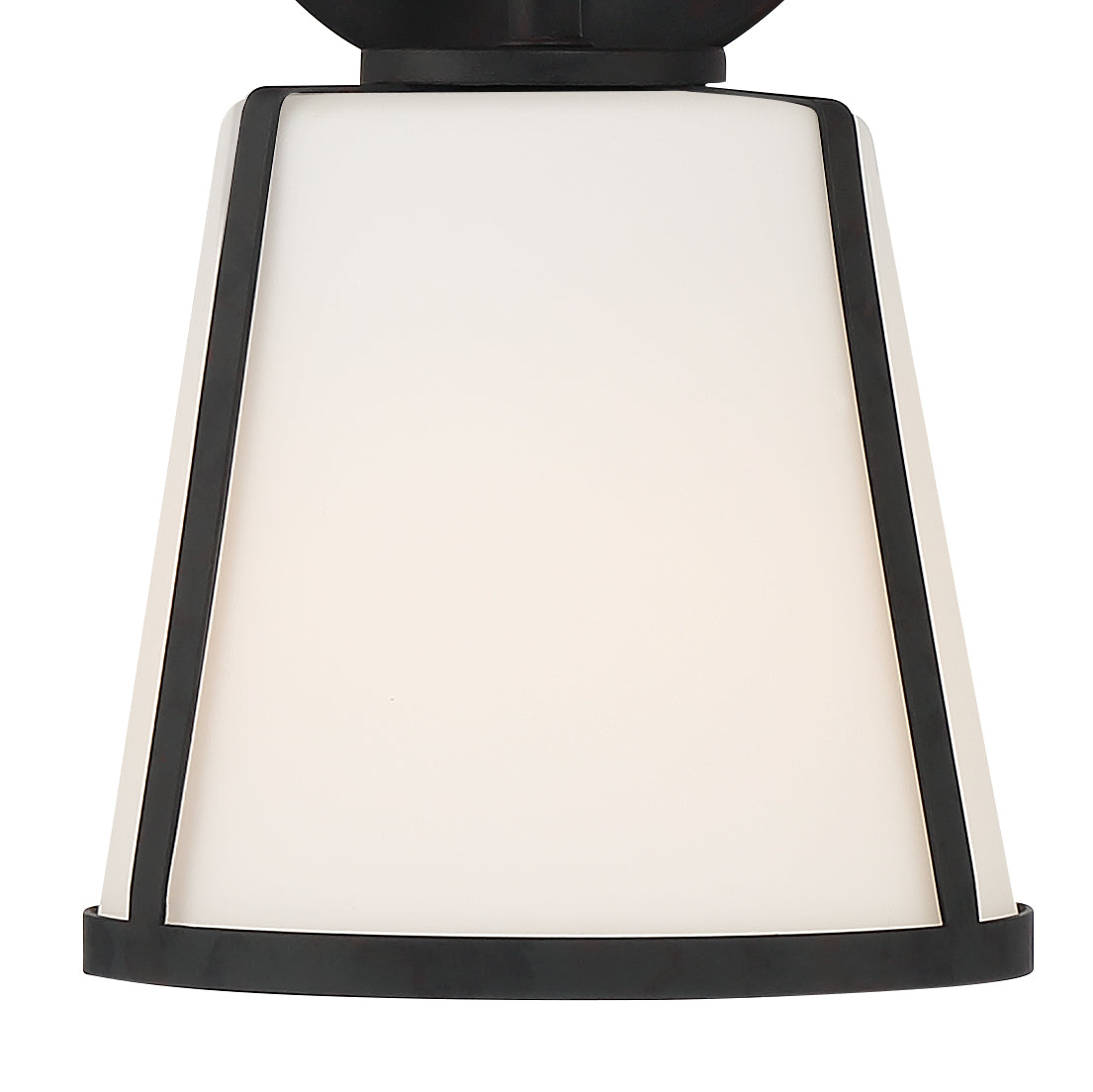 Crystorama Fulton FUL-911-BK – 6.25 Inch – 1 Light – Sconce – Black – Damp Rated