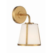 Crystorama Fulton FUL-911-GA – 6.25 Inch – 1 Light – Sconce – Antique Gold – Damp Rated