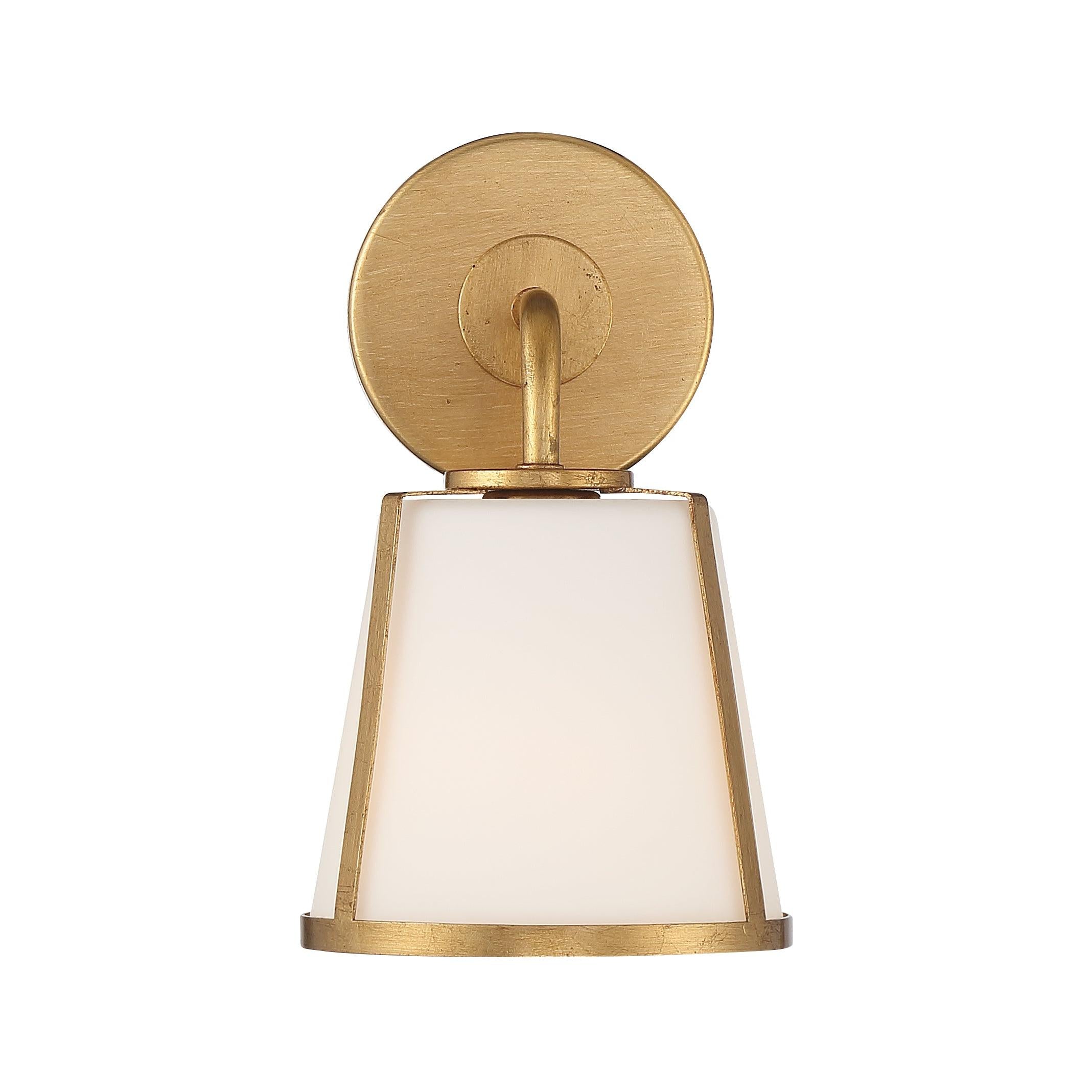 Crystorama Fulton FUL-911-GA – 6.25 Inch – 1 Light – Sconce – Antique Gold – Damp Rated