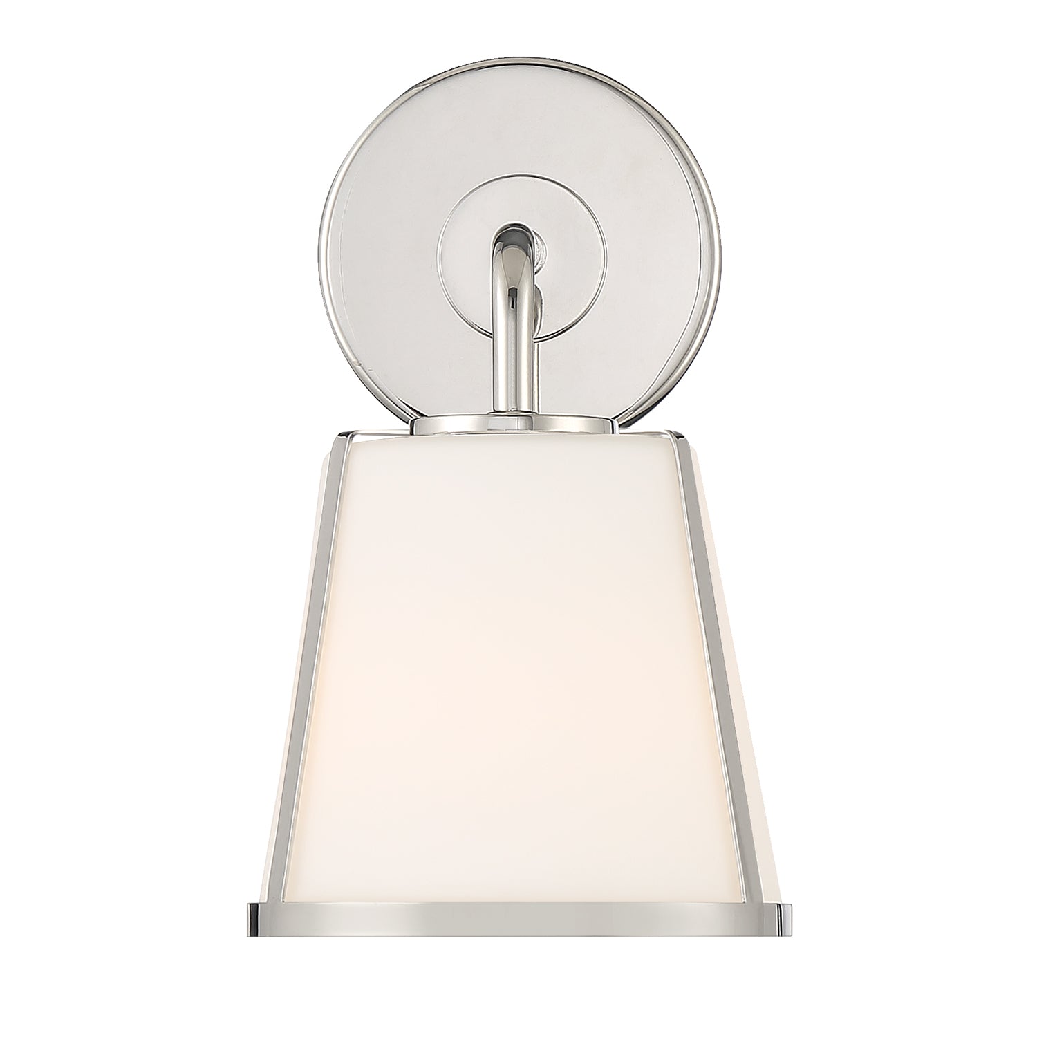 Crystorama Fulton FUL-911-PN – 6.25 Inch – 1 Light – Sconce – Polished Nickel – Damp Rated