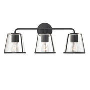 Crystorama FULTON FUL-913-BK-CL Bathroom Fixture Modern - Black
