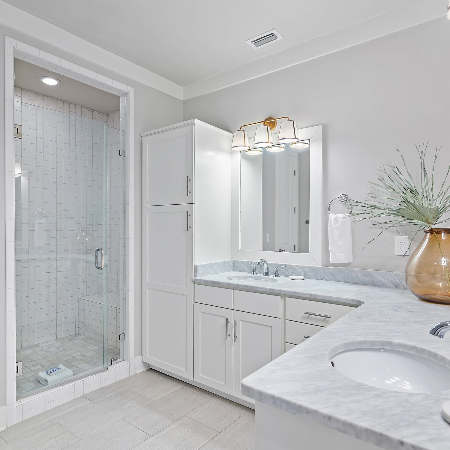 Crystorama Fulton FUL-913-GA – 23.25 Inch – 3 Light – Bath Vanity Light – Antique Gold – Damp Rated