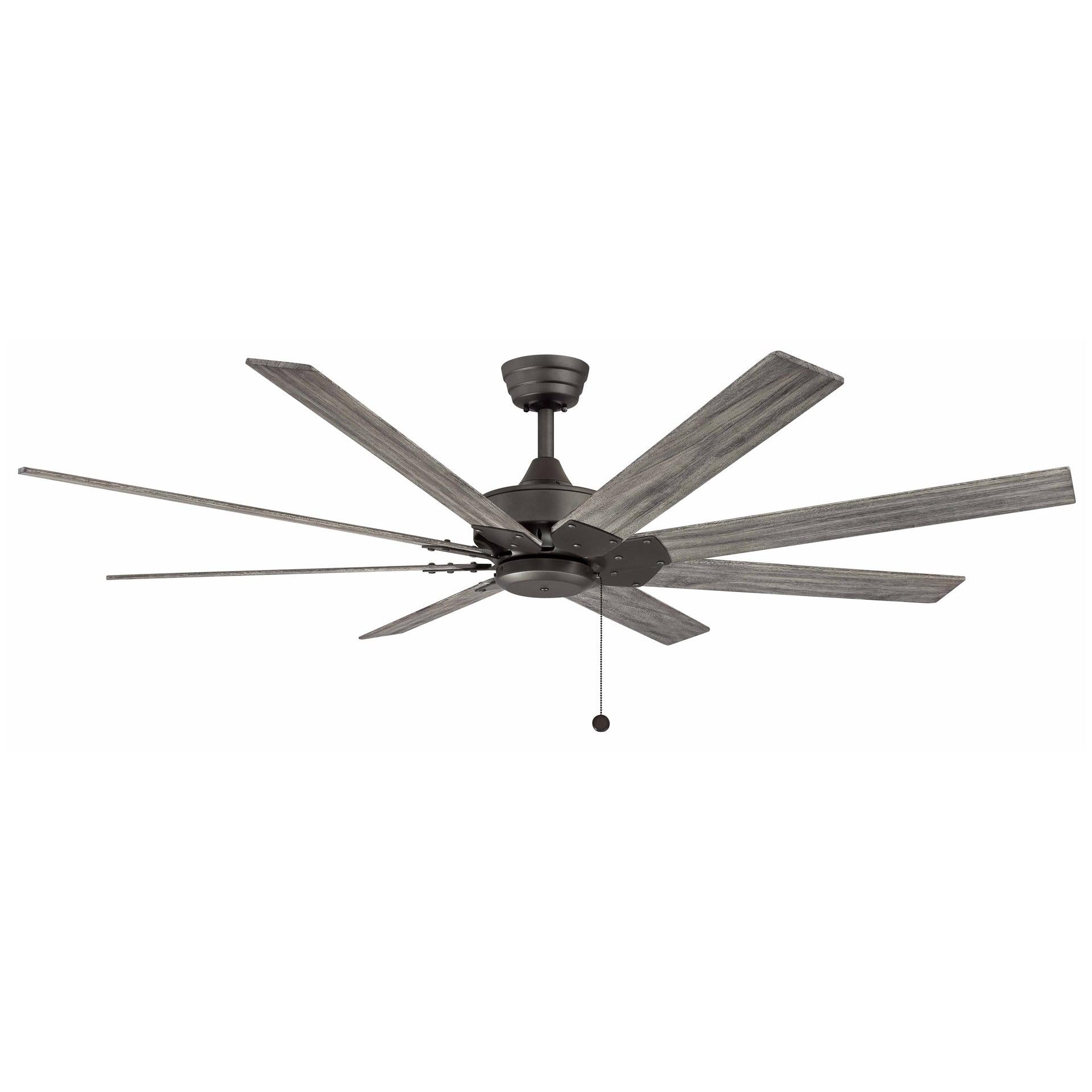 Fanimation Levon FP7910GR Pull Chain Ceiling Fan 63 inch - Matte Greig