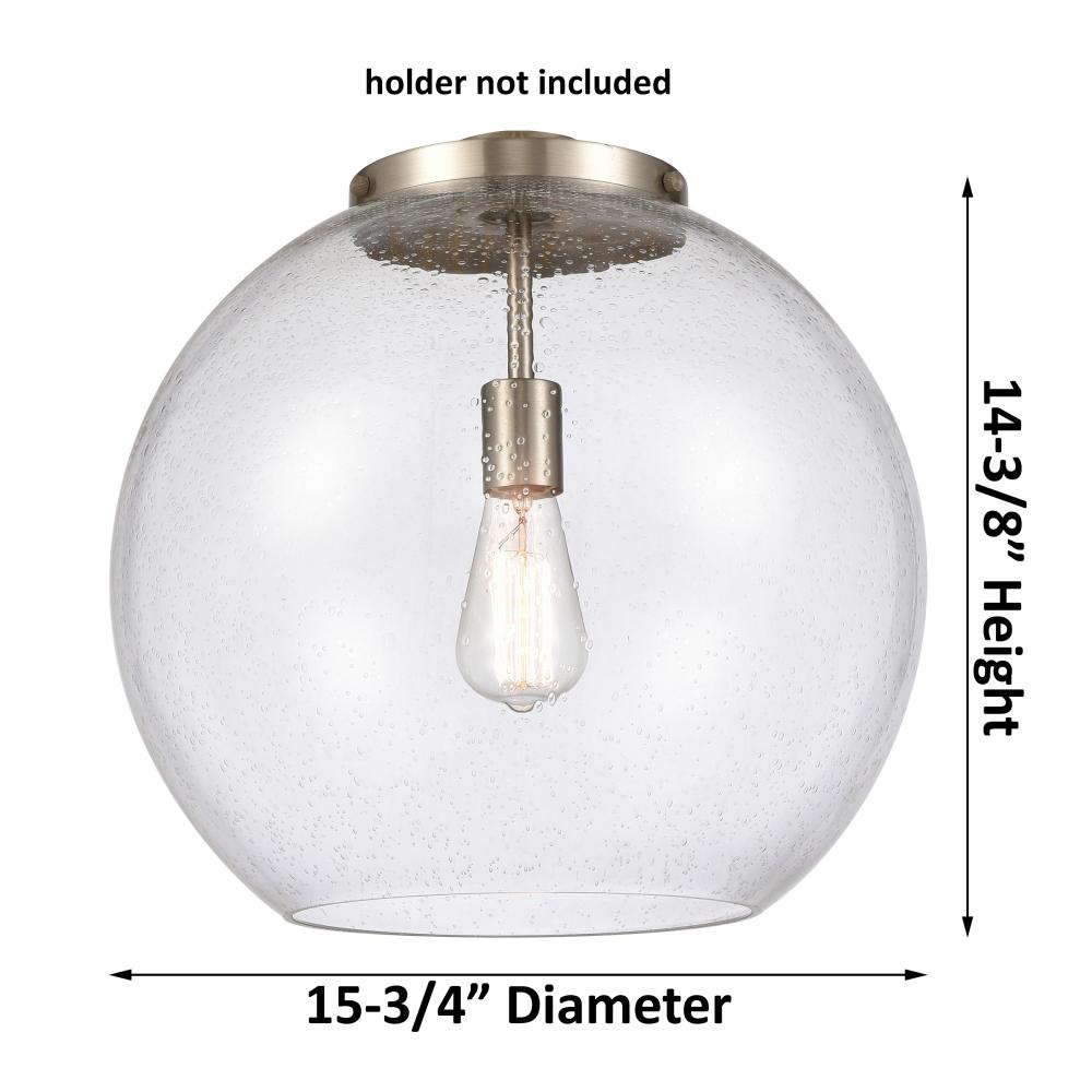 Innovations Lighting 221-1S-SN-G124-16-LED Pendant Contemporary - Nickel