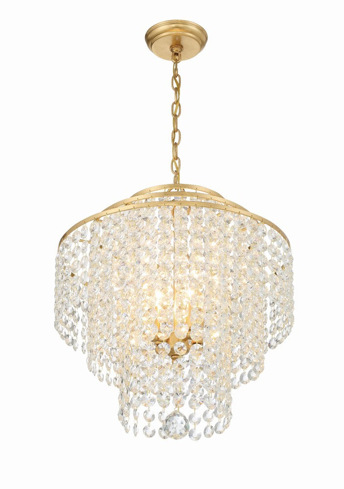 Crystorama GABRIELLE GAB-B7304-GA Chandelier Contemporary - Antique Gold