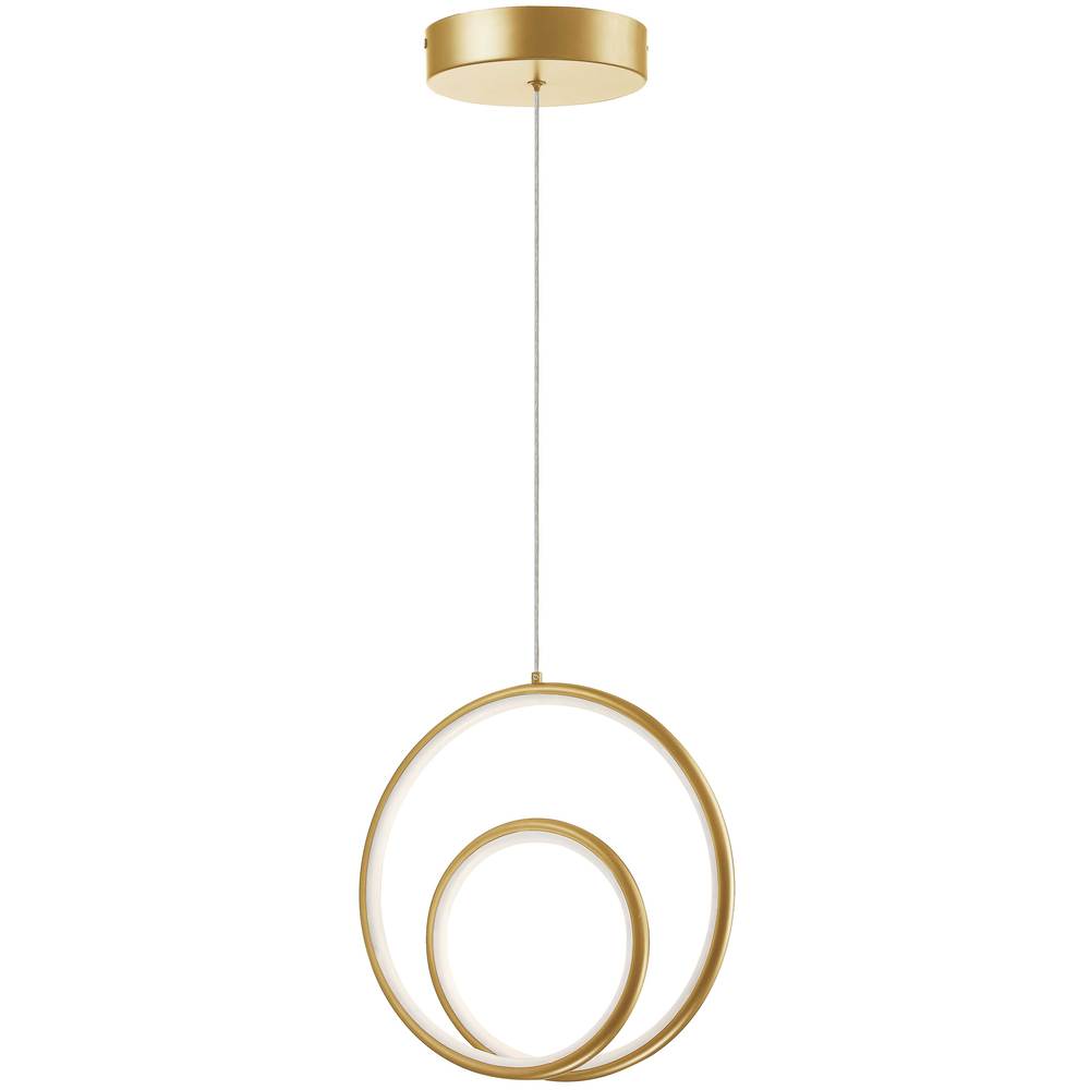 Dainolite GBL-1222LEDP-AGB Pendant Contemporary - Aged Brass