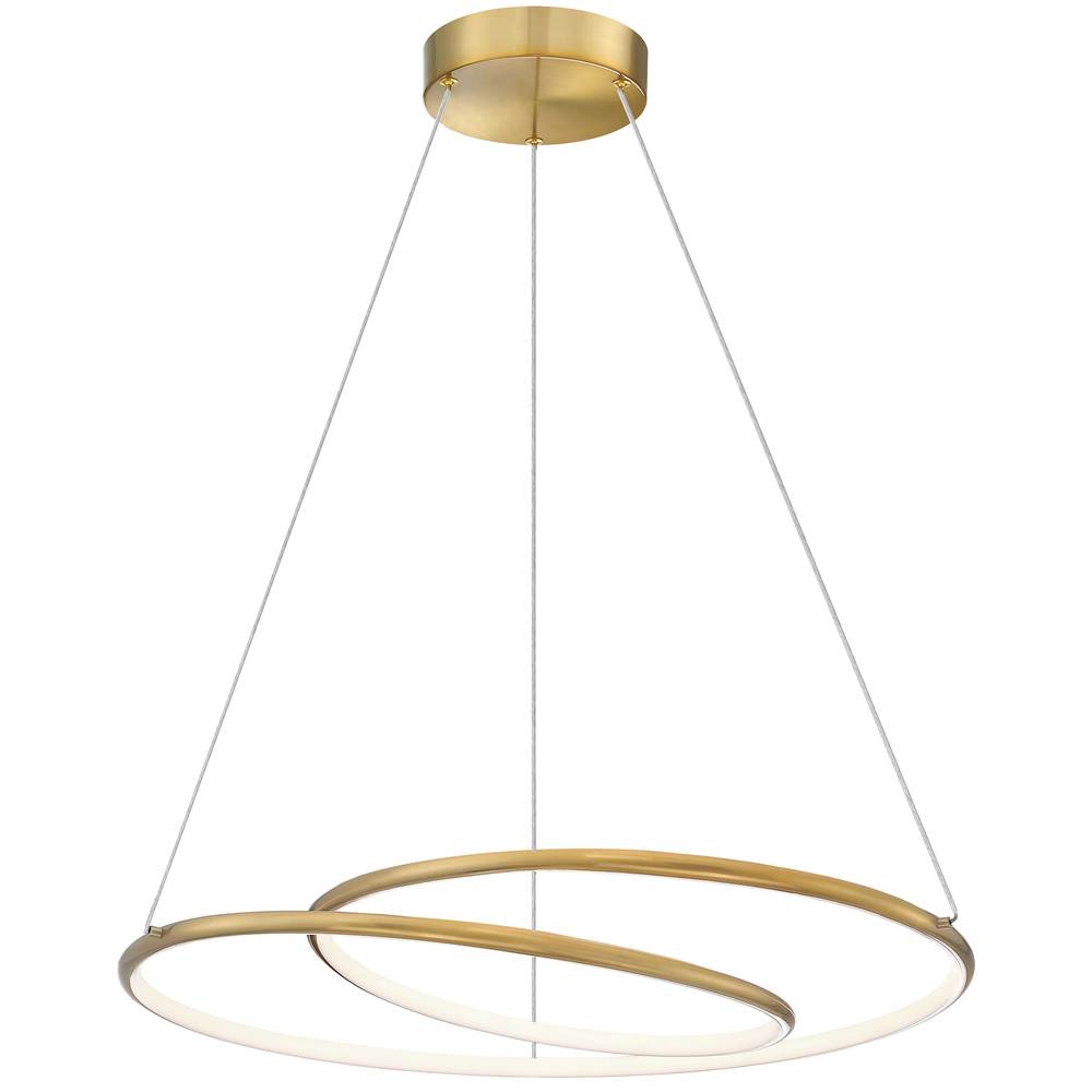 Dainolite GBL-2438LEDC-AGB Chandelier Contemporary - Aged Brass