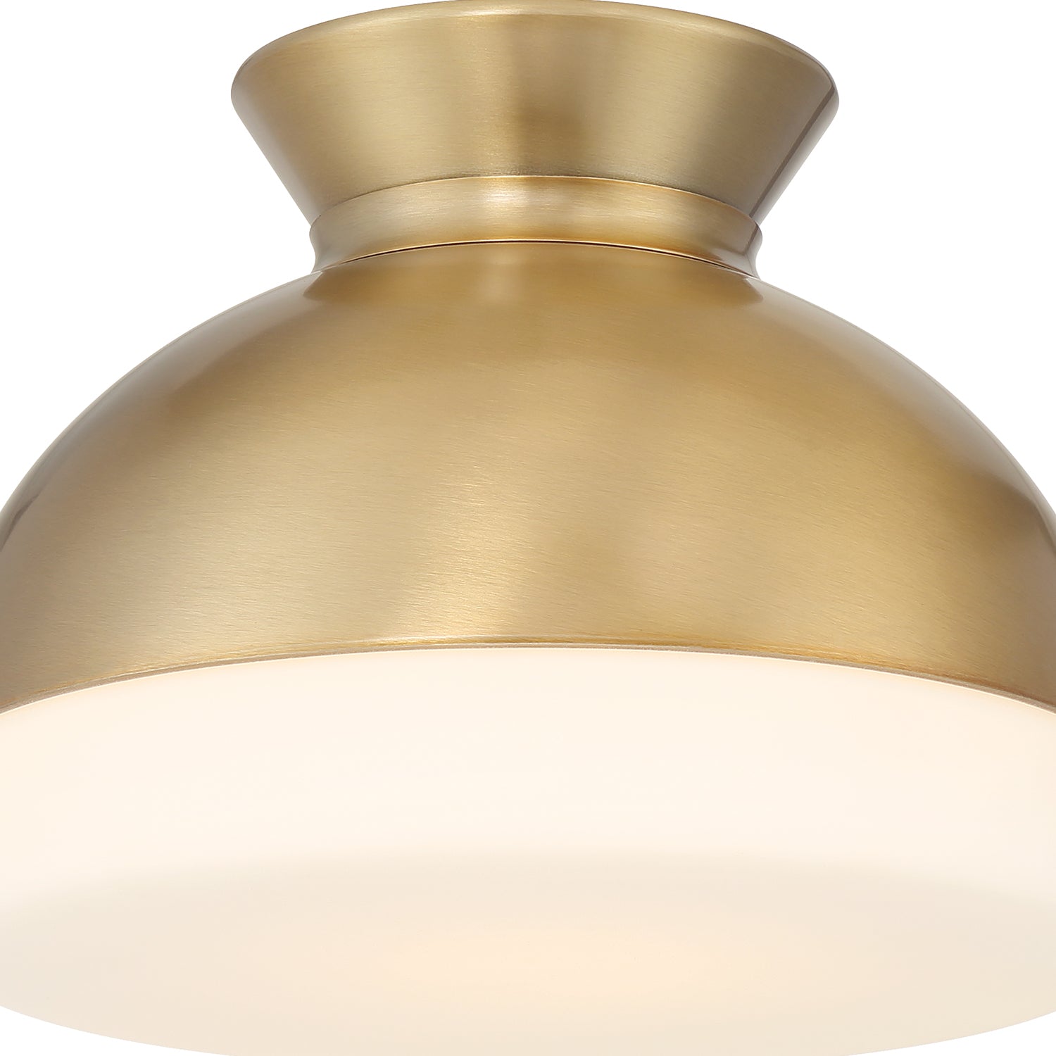 Crystorama Gidget GID-4000-VG – 10.25 Inch – 1 Light – Semi Flush Mount Light – Vibrant Gold – Damp Rated