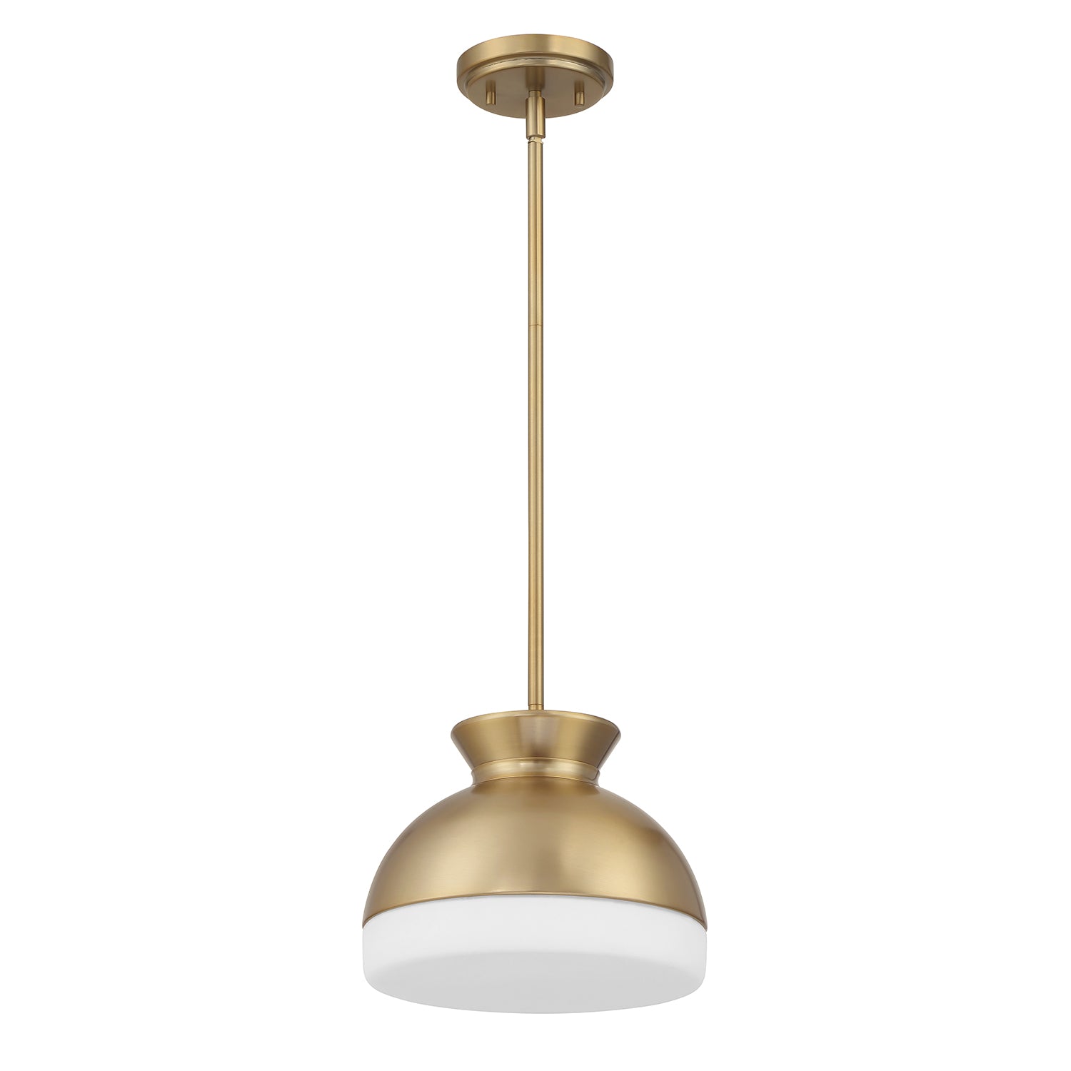 Crystorama Gidget GID-4005-VG – 10.25 Inch – 1 Light – Pendant Light – Vibrant Gold – Damp Rated