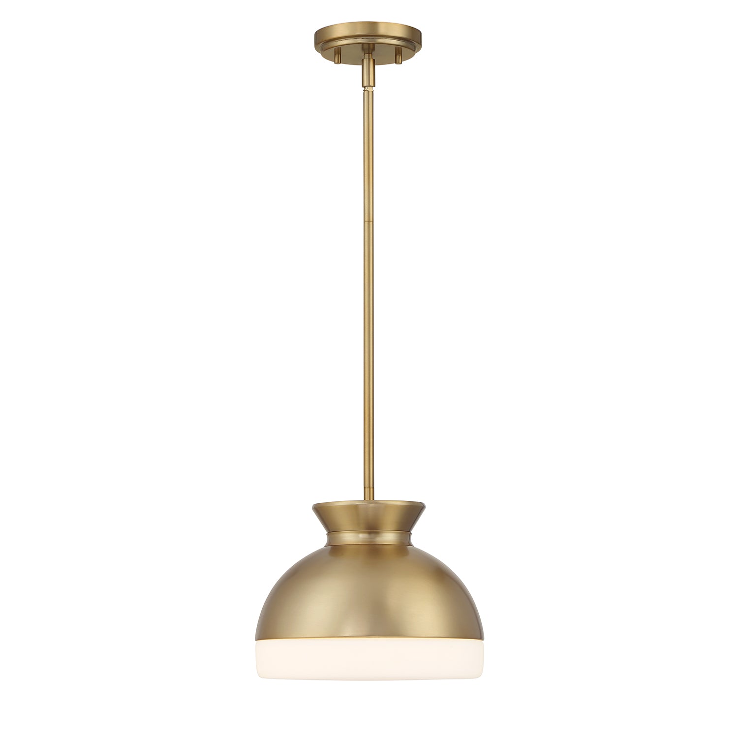 Crystorama Gidget GID-4005-VG – 10.25 Inch – 1 Light – Pendant Light – Vibrant Gold – Damp Rated