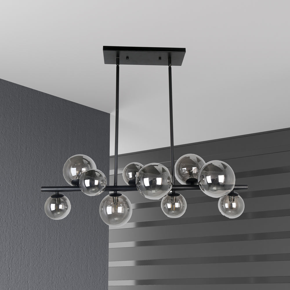 Dainolite GLASGOW GLA-3110HP-MB Pendant Transitional - Matte Black