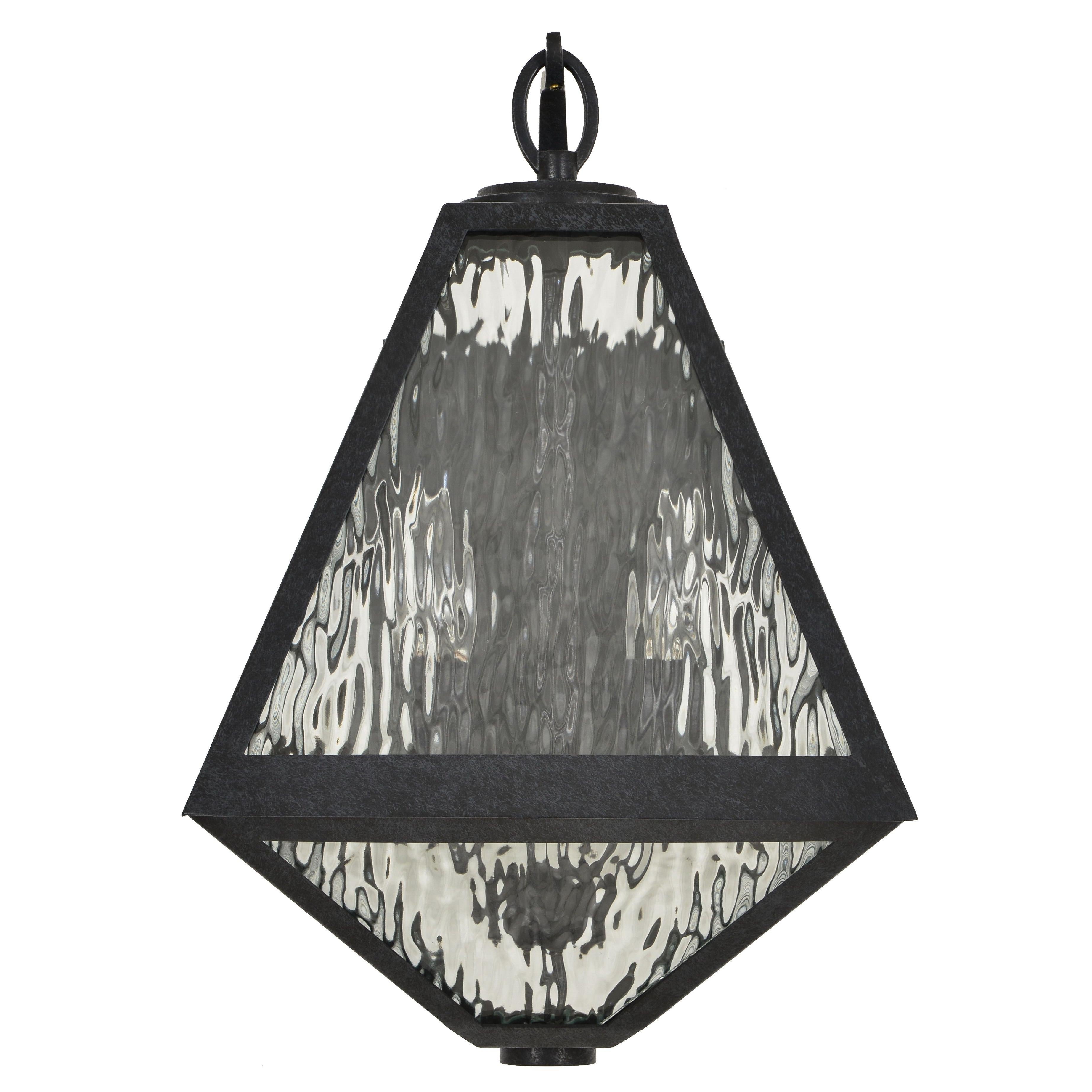 Crystorama Glacier GLA-9722-WT-BC – 11 Inch – 2 Light – Outdoor – Black Charcoal – Wet Rated