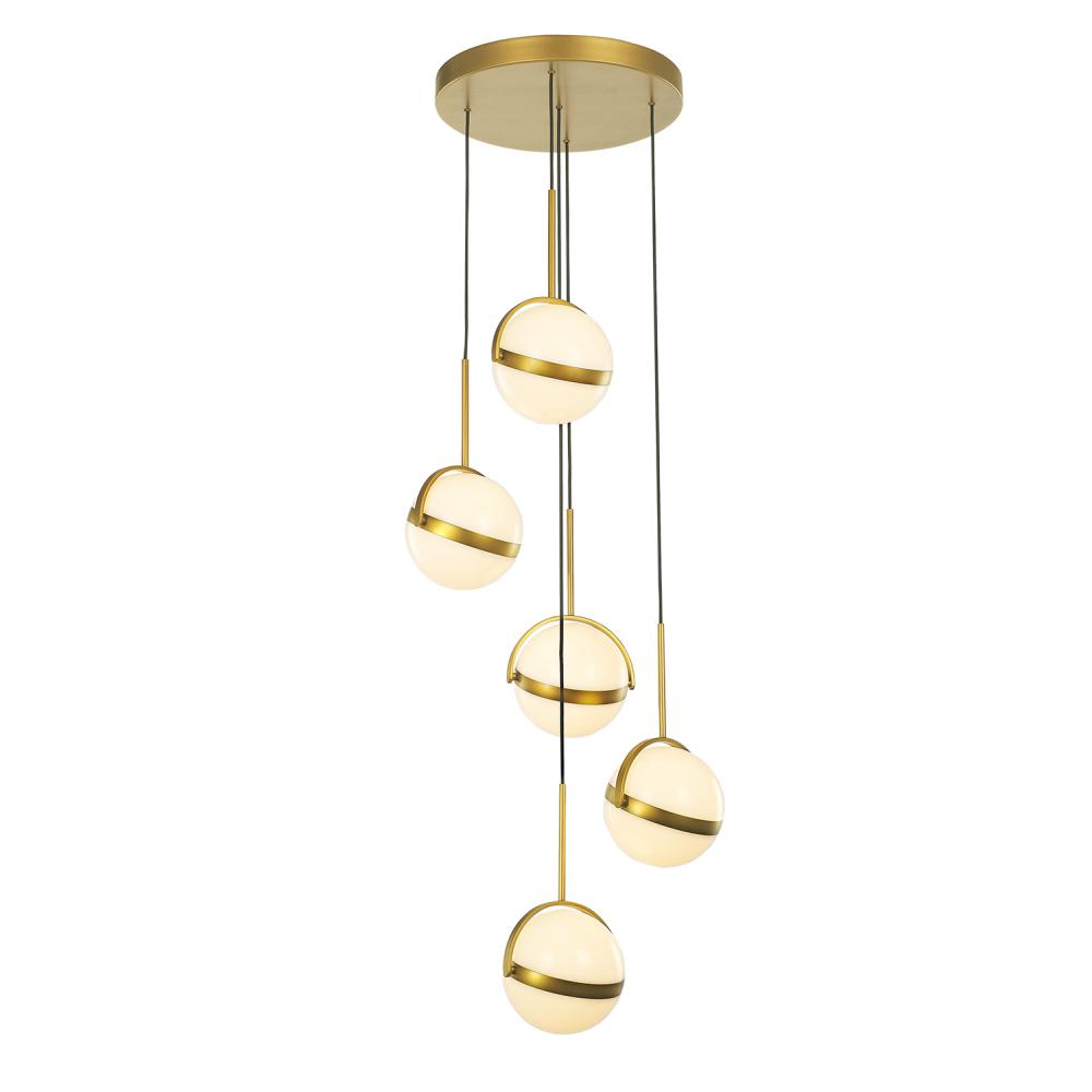 Alora Lighting GLOBO MP301005BG Pendant - Brushed Gold