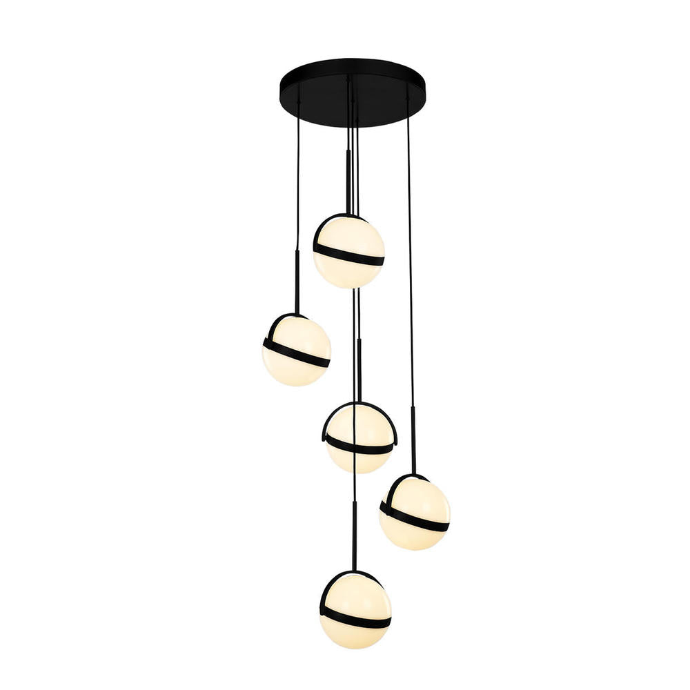 Alora Lighting GLOBO MP301005MB Pendant Contemporary - Matte Black