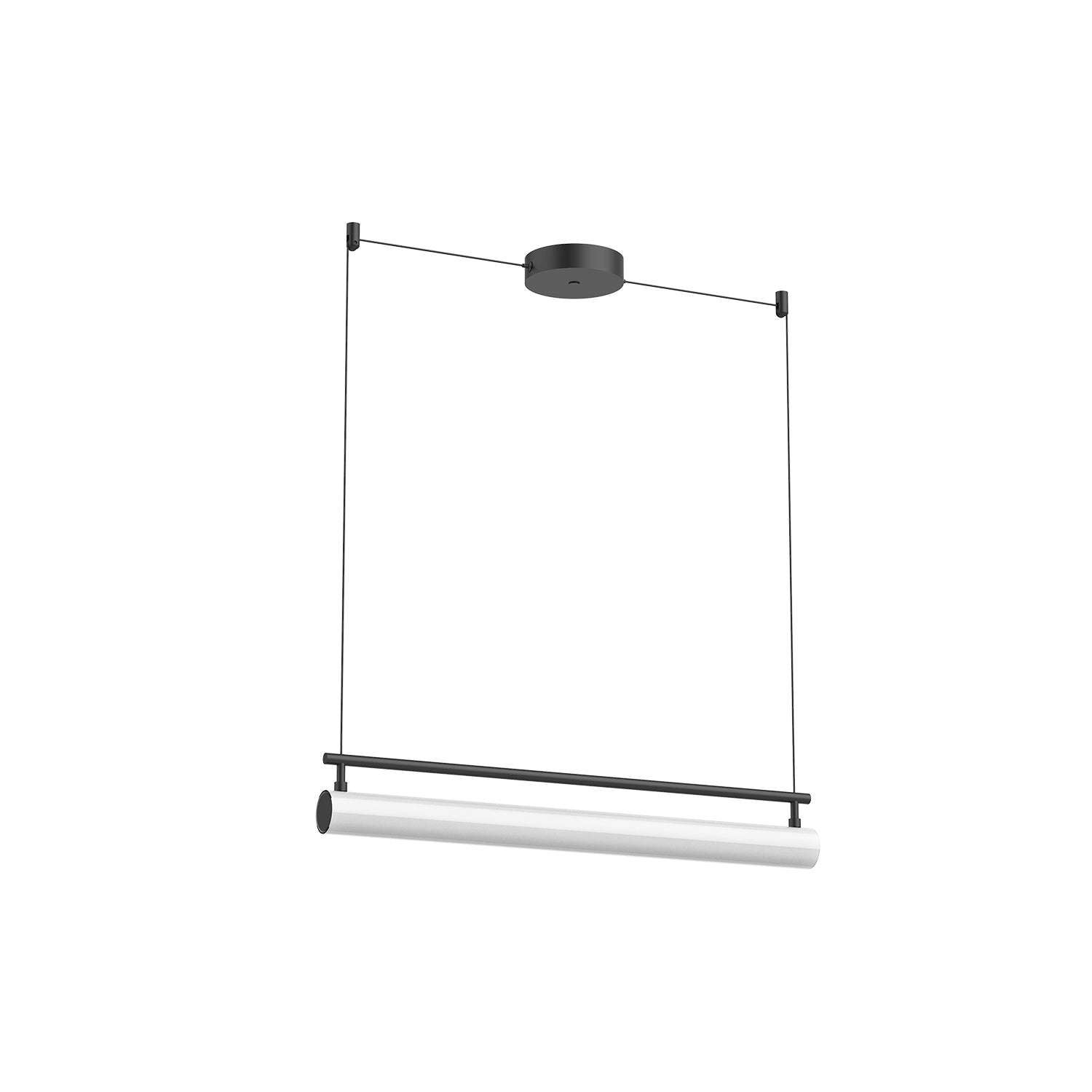 Gramercy 30-in Black LED Linear Pendant