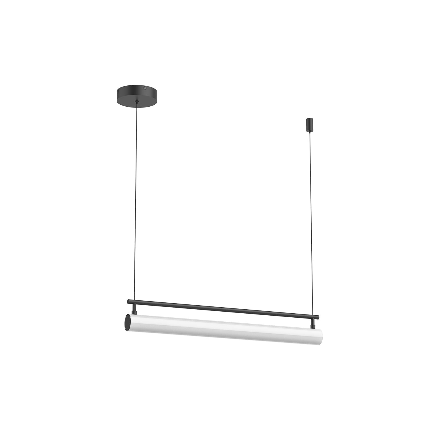 Gramercy 30-in Black LED Linear Pendant