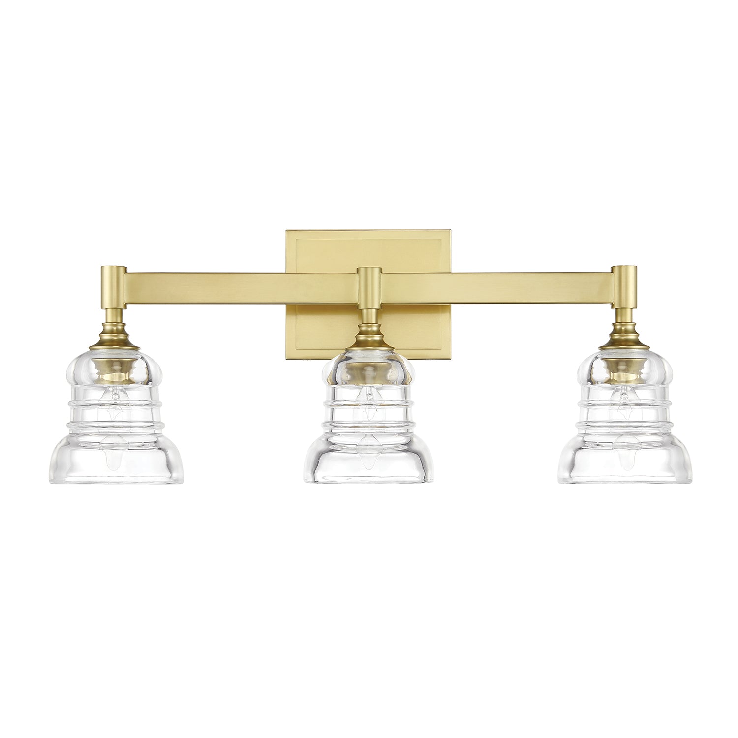 Crystorama Gregory GRG-1043-AG – 23.75 Inch – 3 Light – Bath Vanity Light – Aged Brass – Damp Rated