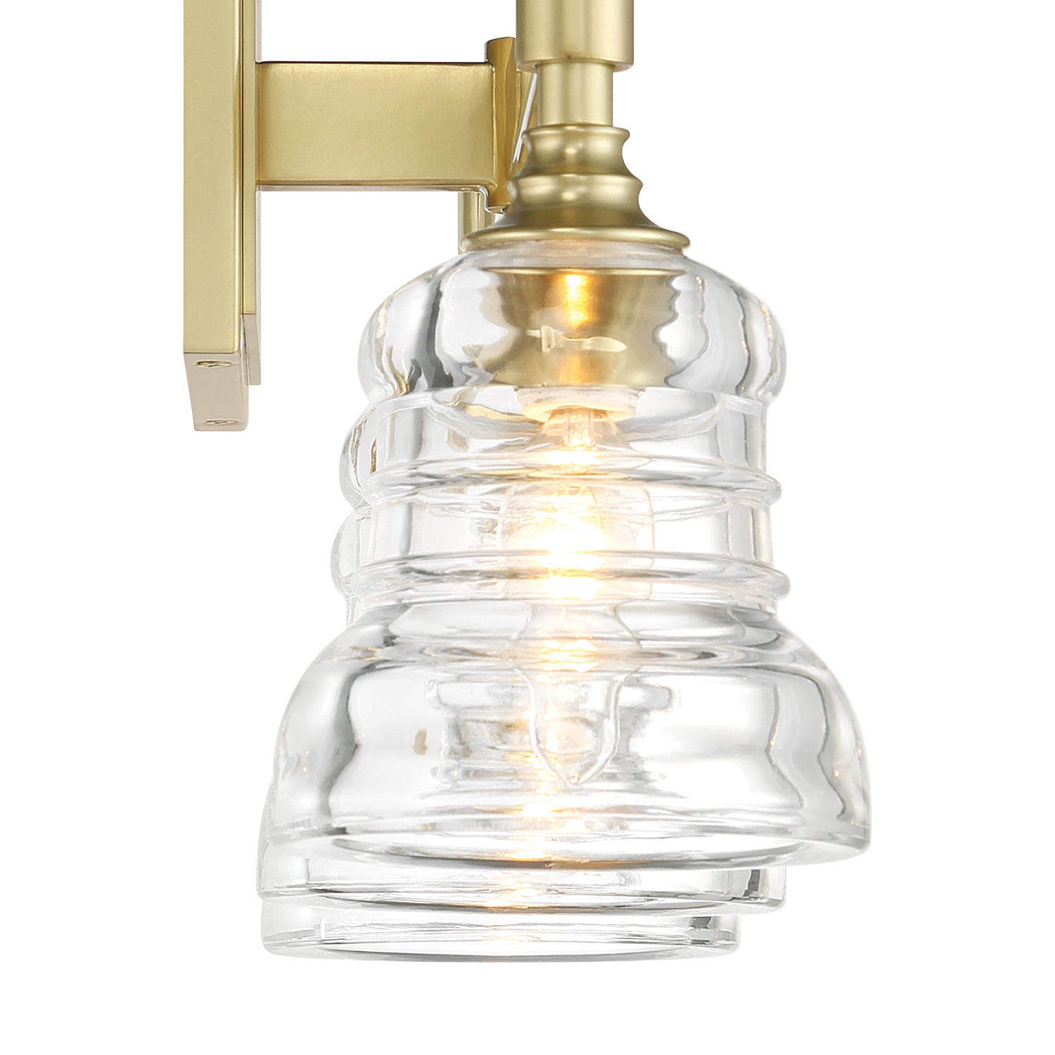 Crystorama Gregory GRG-1043-AG – 23.75 Inch – 3 Light – Bath Vanity Light – Aged Brass – Damp Rated