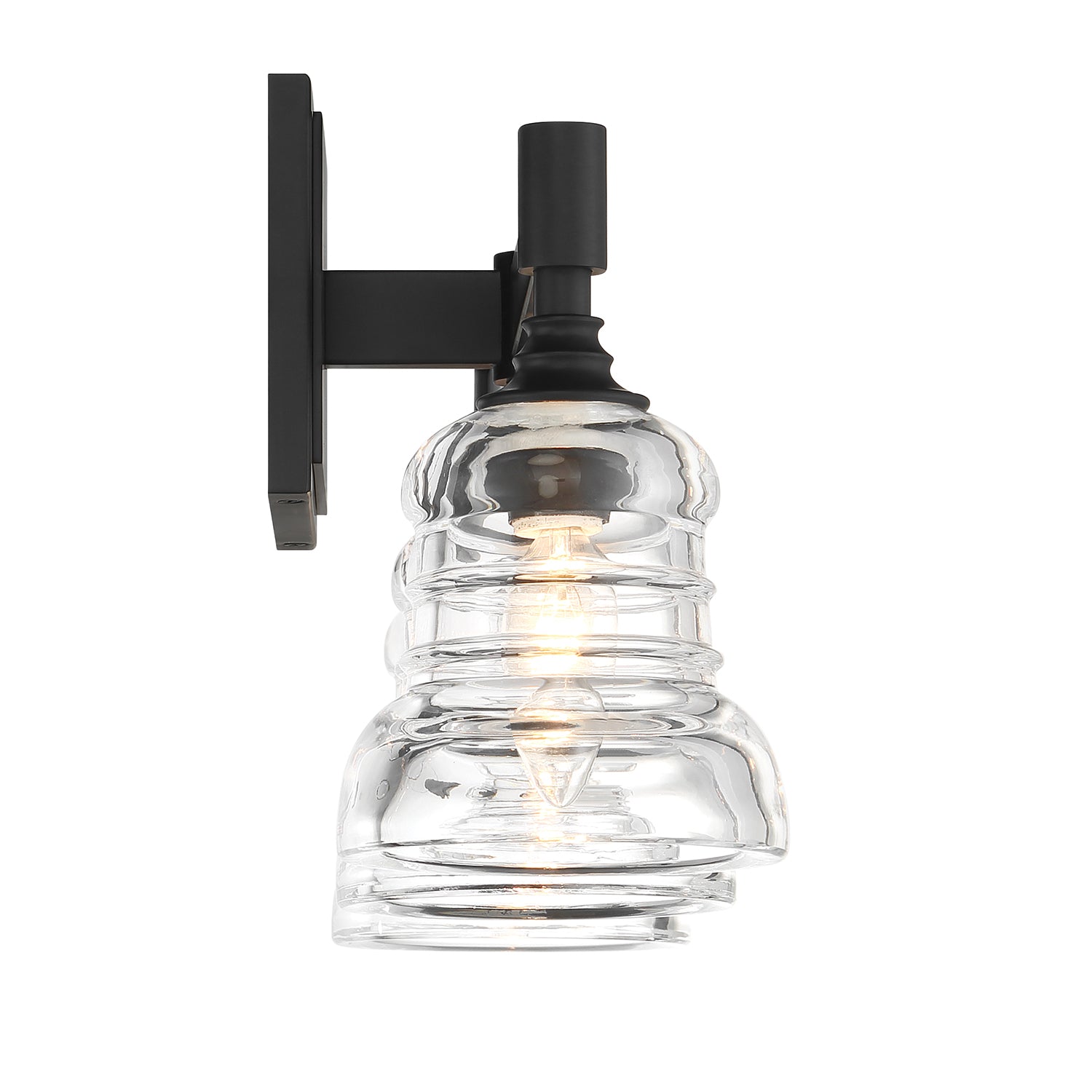 Crystorama Gregory GRG-1043-MK – 23.75 Inch – 3 Light – Bath Vanity Light – Matte Black – Damp Rated