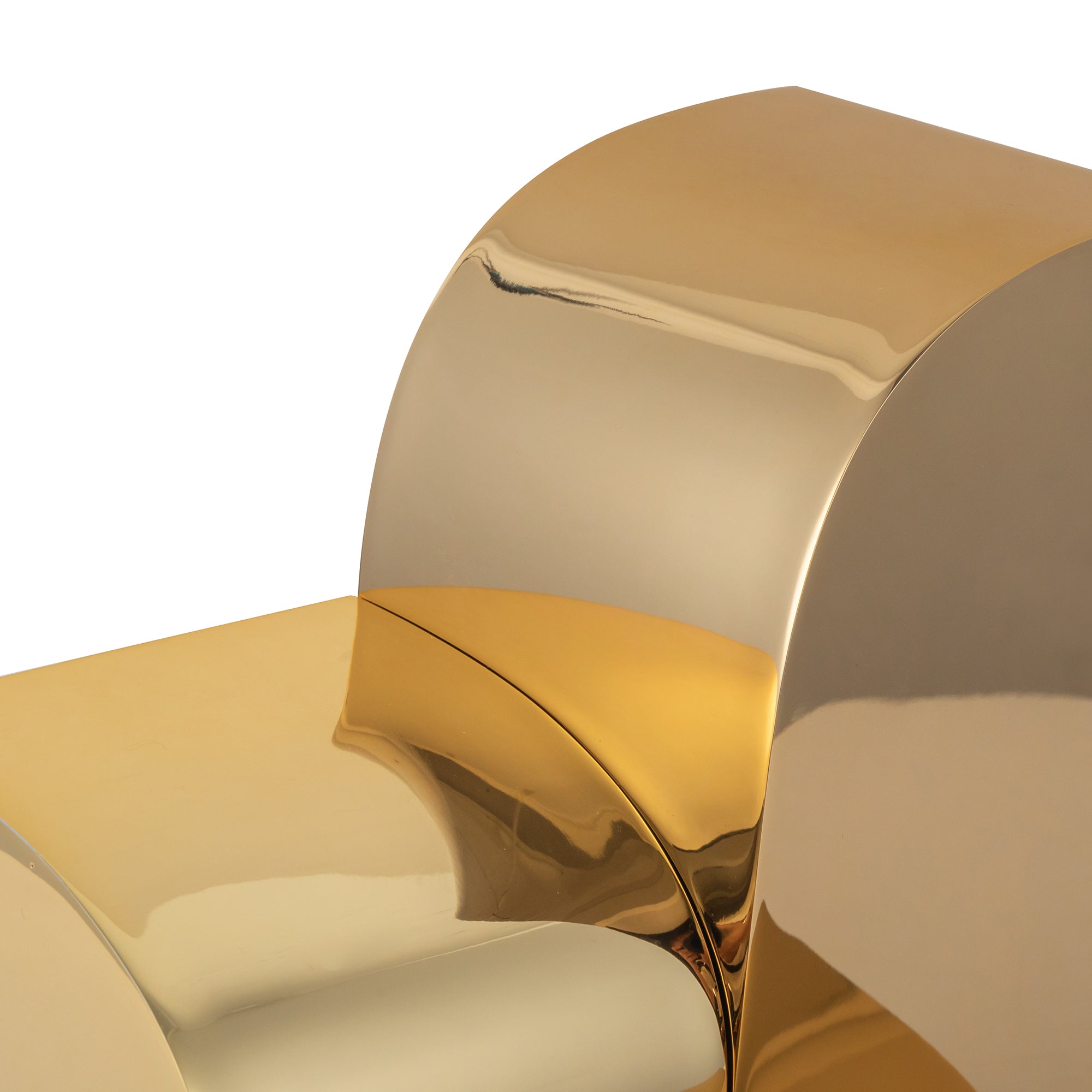 Gypsum 9-in Polished Brass LED Table Lamp