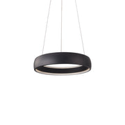 Kuzco Halo PD22723-BK-UNV-010 Pendant Light Fixture, UL Damp Rated, Black