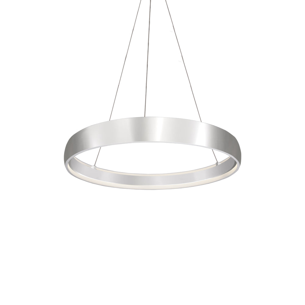 Kuzco Halo PD22735-BS Pendant, 35-in, LED, Brushed Silver