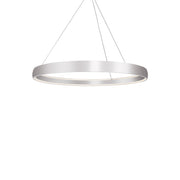 Halo 53-in Brushed Silver LED Pendant