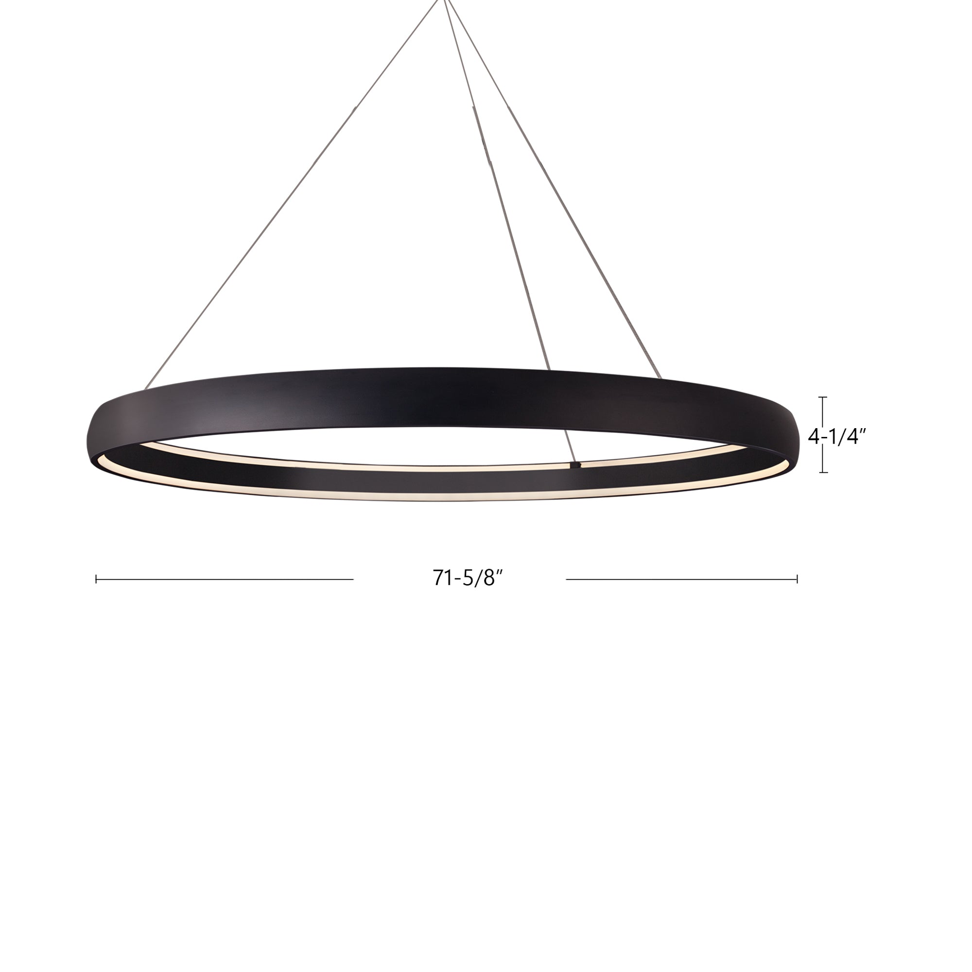 Halo 72-in White LED Pendant
