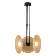 Harbour 18-in Urban Bronze/Woven LED Pendant