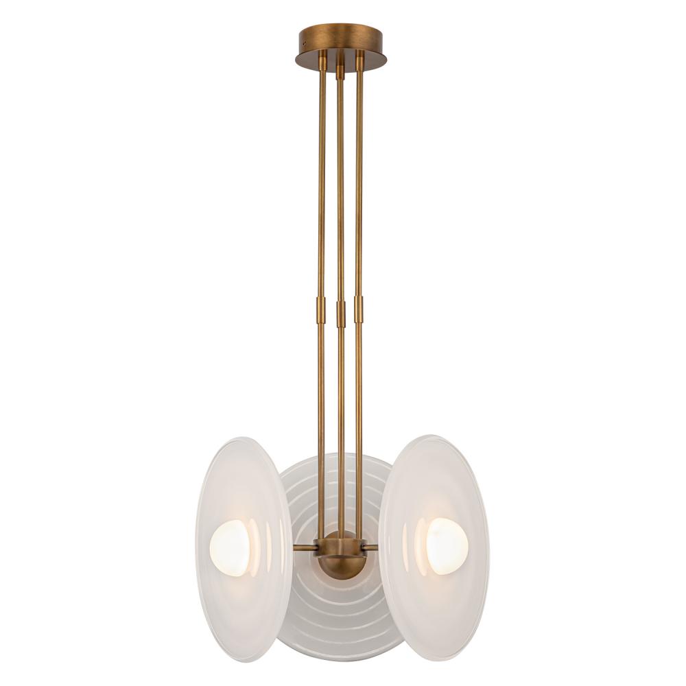 Alora Lighting HARBOUR PD350318VBGO Pendant - Vintage Brass