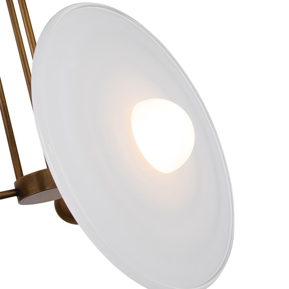 Alora Lighting HARBOUR PD350318VBGO Pendant - Vintage Brass