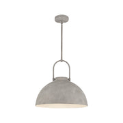 Harper 16-in Steel Shade 1 Light Pendant