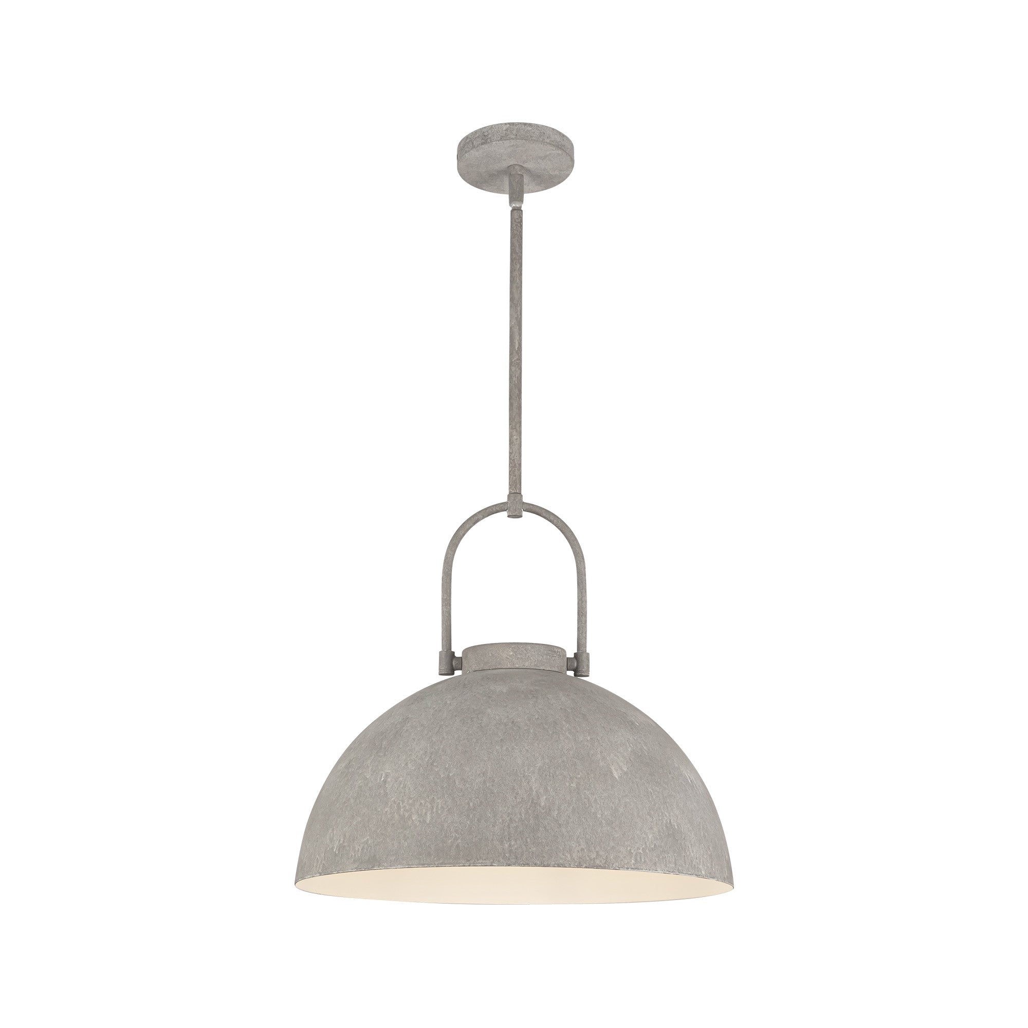Harper 16-in Steel Shade 1 Light Pendant