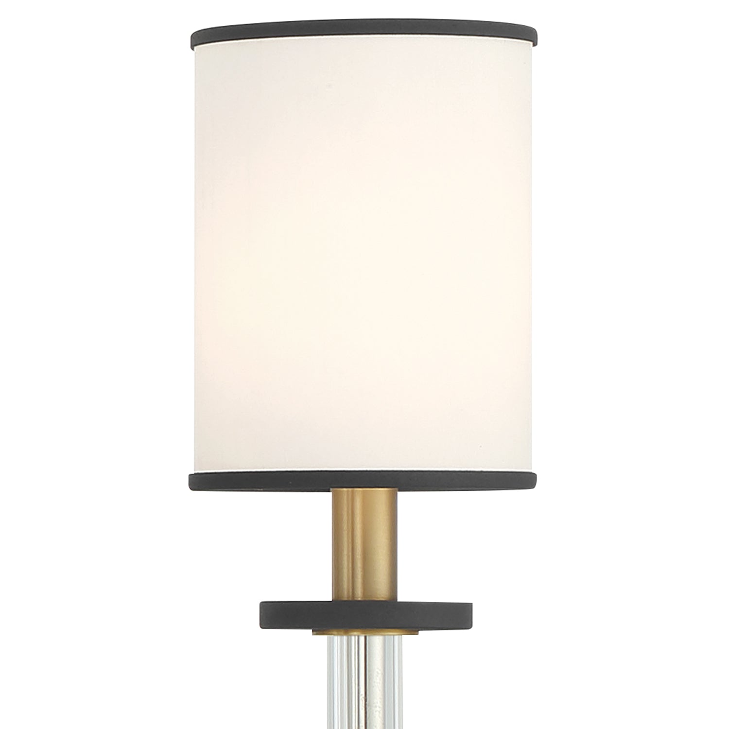 Crystorama Hatfield HAT-478-BF-VG – 33.25 Inch – 8 Light – Chandelier – Black Forged + Vibrant Gold – Dry Rated